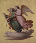 Twee zwevende engelen - Johann von Schraudolph — weergave van het kunstwerk