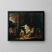 Diane en Callisto in bad - Johann von Spillenberger — ingelijst kunstwerk aan de muur