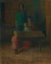 De familie aan tafel - Johann von Tscharner — weergave van het kunstwerk