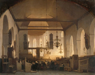 Johannes Bosboom - A Service in the Geertekerk Utrecht.webp