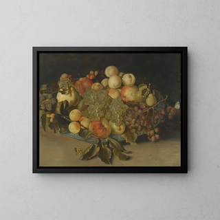 Johannes Bosschaert - Sill Life With Blackberries Apples Peaches And Pears In A Chinese Blue And White Porcelain Bowl.webp