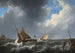 Eaux turbulentes - Johannes Christiaan Schotel — weergave van het kunstwerk