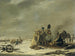 Bivouac in Molodetchno, 34 december 1812, een episode uit de retraite van Napoleon uit Rusland - Johannes Hari — weergave van het kunstwerk