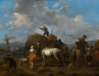 Johannes Lingelbach - Harvesting the Hay.webp