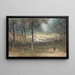 Reünie in de open lucht - Johannes Pieter van Wisselingh — ingelijst kunstwerk aan de muur