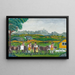 Aankomst bij de alm - Johannes Rechsteiner — ingelijst kunstwerk aan de muur