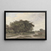 Landschap met bomen - Johannes Warnardus Bilders — ingelijst kunstwerk aan de muur