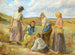 Vrouwen in de duinen bij Skagen - Johannes Wilhjelm — weergave van het kunstwerk