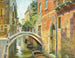 Canal vénitien - Johannes Wilhjelm — weergave van het kunstwerk
