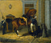 Gentilhomme, het favoriete paard van koning Charles XV van Zweden - John Arsenius — weergave van het kunstwerk