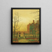 Autumn Gold Painting - John Atkinson Grimshaw — framed artwork on a wall