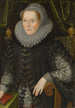 Portrait de Joan Stint, Mme George Evelyn - John Bettes le Jeune — weergave van het kunstwerk