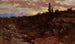 Landschap bij zonsondergang - John Bond Francisco — weergave van het kunstwerk