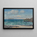 Baai van Newtrain en Île Gull, Cornwall - John Brett — ingelijst kunstwerk aan de muur