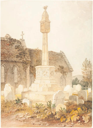John Chessell Buckler - Monument in a Church Cemetery.webp