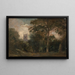 Een Kerk in de Bomen - John Constable — ingelijst kunstwerk aan de muur