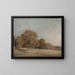 Een herfstlandschap in East Bergholt - John Constable — ingelijst kunstwerk aan de muur
