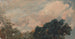 Studie van wolken met bomen - John Constable — weergave van het kunstwerk