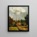 Kerk van East Bergholt - John Constable — ingelijst kunstwerk aan de muur