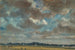 Uitgebreid landschap met grijze wolken - John Constable — weergave van het kunstwerk