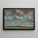 Uitgebreid landschap met grijze wolken - John Constable — ingelijst kunstwerk aan de muur