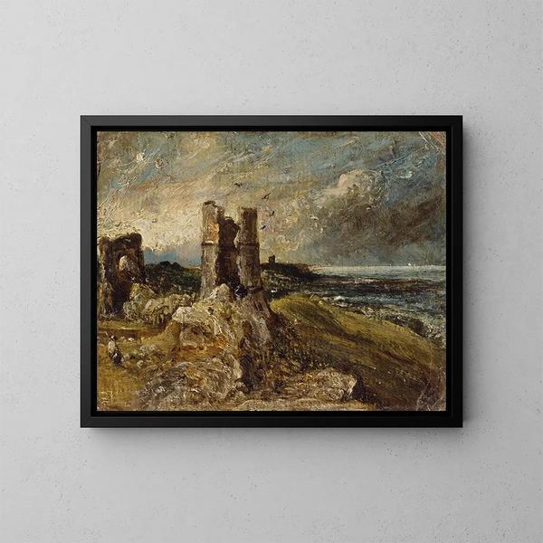 Château de Hadleigh - John Constable — ingelijst kunstwerk aan de muur