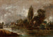 Pont de Harnham, Salisbury - John Constable — weergave van het kunstwerk