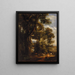 Landschap met herder en geiten - John Constable — ingelijst kunstwerk aan de muur