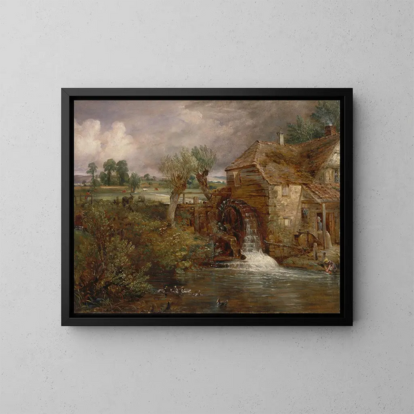 Moulin de Parham à Gillingham - John Constable — ingelijst kunstwerk aan de muur