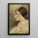 Portrait d'une dame - John Constable — ingelijst kunstwerk aan de muur