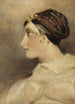 Portrait d'une dame - John Constable — weergave van het kunstwerk