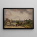 The cottage of Sir Richard Steele, Hampstead - John Constable — framed artwork on a wall