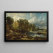 Moulin de Stratford - John Constable — framed artwork on a wall