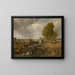 Studie van een boot die een sluis passeert - John Constable — ingelijst kunstwerk aan de muur