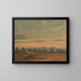 Zomerse avondlandschap - John Constable — ingelijst kunstwerk aan de muur