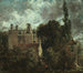 Het Bosje of het Huis van de Amiralen in Hampstead - John Constable — weergave van het kunstwerk