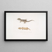 van het prachtige Cyrtodactylus Cyrtodactylus pulchellus - John Edward Gray — ingelijst kunstwerk aan de muur