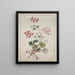 met karmozijnrode en gemêleerde geraniums - John Edwards — ingelijst kunstwerk aan de muur