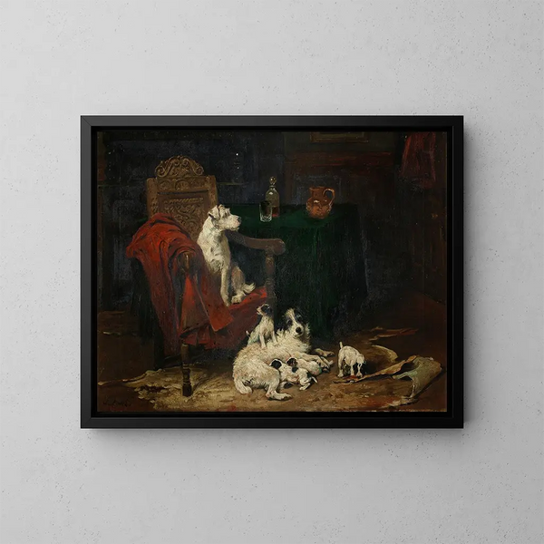 Vooruitzicht - John Emms — ingelijst kunstwerk aan de muur