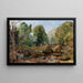 Een landschap - John Faulkner — ingelijst kunstwerk aan de muur