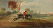 Anthony Adrian, 7th Earl of Kintore, on Tom of Lincoln hunting in a vast landscape - John Ferneley — artwork view