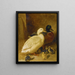 van Kanaries en eendjes - John Frederick Herring l'Ancien — ingelijst kunstwerk aan de muur