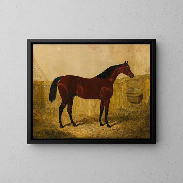 Émile - John Frederick Herring l'Ancien — framed artwork on a wall