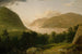 Rivierlandschap aan de Hudson - John Frederick Kensett — weergave van het kunstwerk