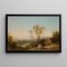 Lac Champlain - John Frederick Kensett — ingelijst kunstwerk aan de muur