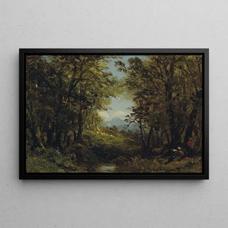 John Frederick Kensett - Landscape with Figures.webp