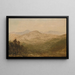 Bergen in Colorado - John Frederick Kensett — ingelijst kunstwerk aan de muur