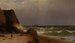 in de buurt van Newport, Rhode Island - John Frederick Kensett — weergave van het kunstwerk