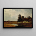 Oktober in de moerassen - John Frederick Kensett — ingelijst kunstwerk aan de muur