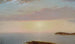 Zonsondergang - John Frederick Kensett — weergave van het kunstwerk